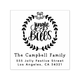 Sello Automático Jingle Bells Navidades Nombre de familia Dirección