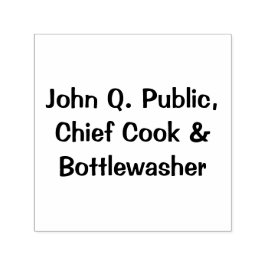 Sello Automático John Q. Public, personalizable con cualquier nombr