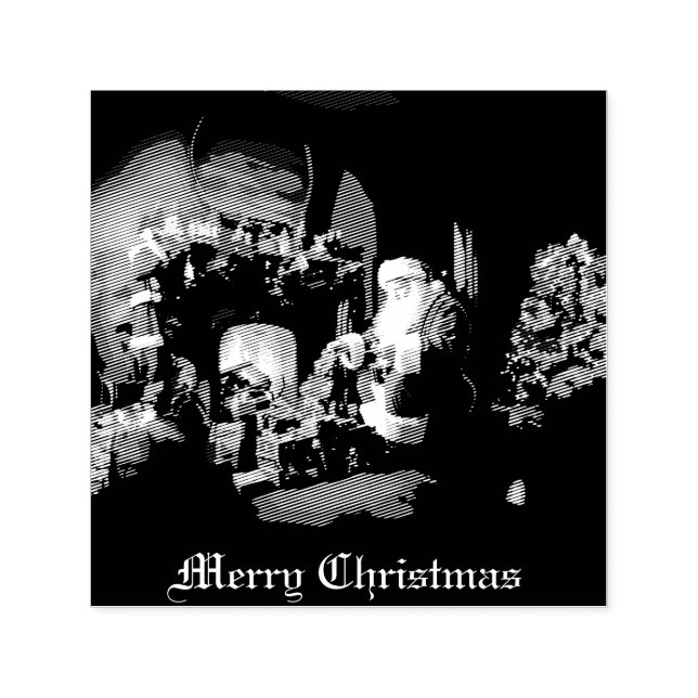 Sello Automático Jolly Old Saint Nick (Diseño)