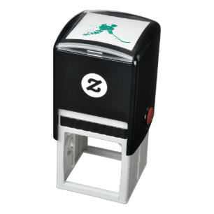 Sello Automático Jugador de hockey