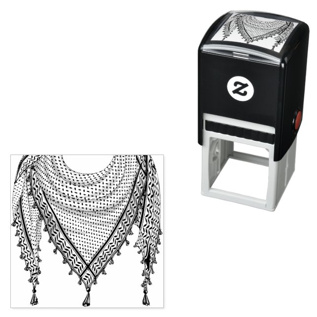 Sello Automático Keffiyeh palestino Scarf tejido tradicional (In Situ)