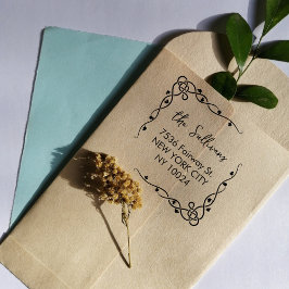 Sello Automático Knot Celtic Shamrocks Dirección de Regreso Moderno