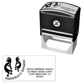 Sello Automático Kokopelli Southwestern Custom Business Address