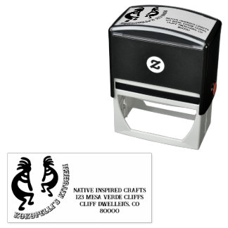 Sello Automático Kokopelli Southwestern Custom Business Address