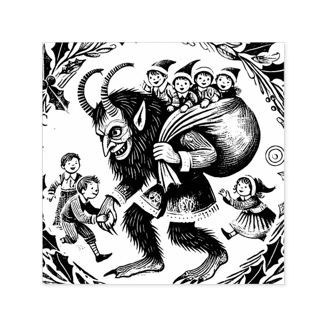 Sello Automático Krampus Navidad                                  (Diseño)