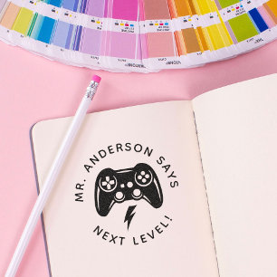 Sello Automático La estampilla personalizada de los jugadores de te