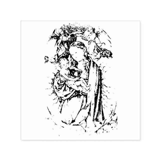 Sello Automático La Madonna en la media luna (Diseño)