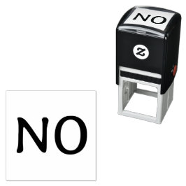 Sello Automático La Palabra No Declaración Minimalista de Texto Div