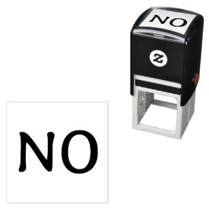 Sello Automático La Palabra No Declaración Minimalista de Texto Div