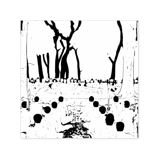 Sello Automático La última estampilla de nirvana en Buda (Diseño)