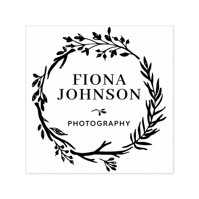 Sello Automático La vegetación rústica fue una profesión personal (Diseño)