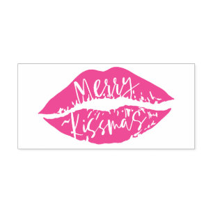 Sello Automático Labios tipográficos de la feliz escritura de moda