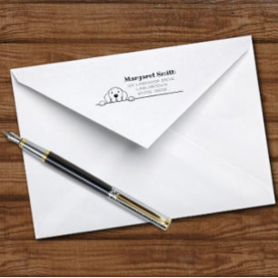 Sello Automático Labrador observa la dirección de devolución