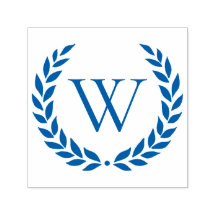 Laurel Wreath Monogramed Inicial