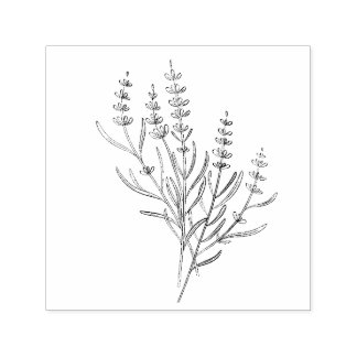 Sello Automático Lavender Sprigs Stamp