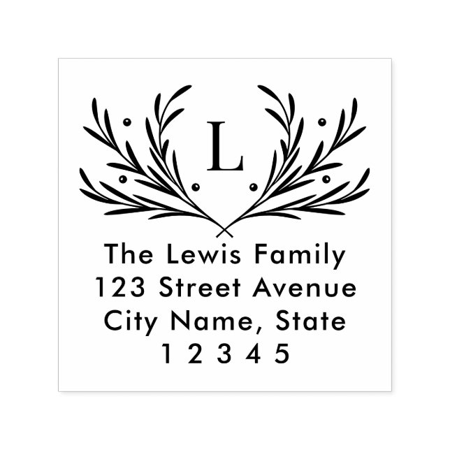 Sello Automático Lavish Soirée Navidades estampado de autograbado d (Diseño)