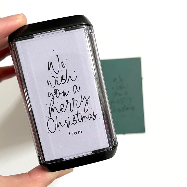 Sello Automático Le deseamos un regalo personalizado de Feliz Navid (Subido por el creador)