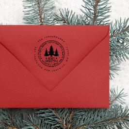 Sello Automático Le Deseo Una Muy Feliz Dirección De Regreso De Nav