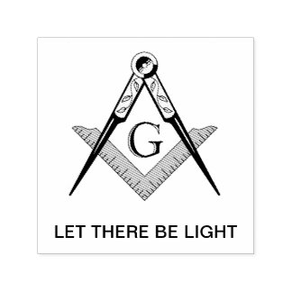 Sello Automático Let there be light rubber stamp