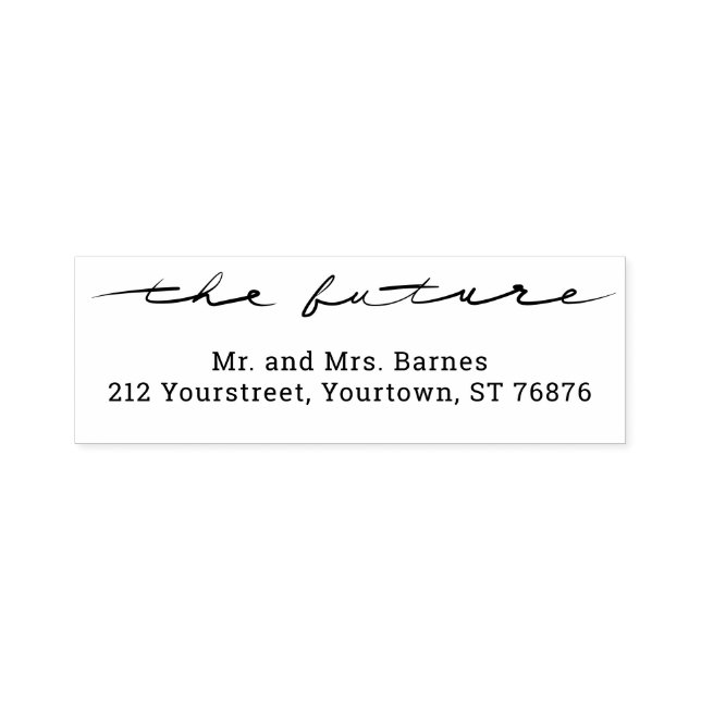 Sello Automático Letra a Mano Caligrafiada para Bodas (Diseño)