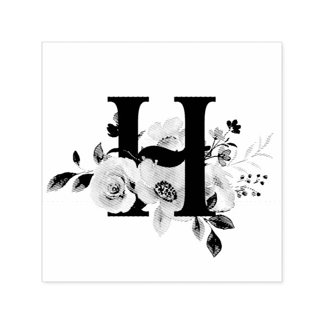 Sello Automático Letra H (Diseño)