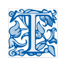 Sello Automático Letra medieval manuscrita T