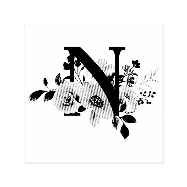 Sello Automático Letra N (Diseño)