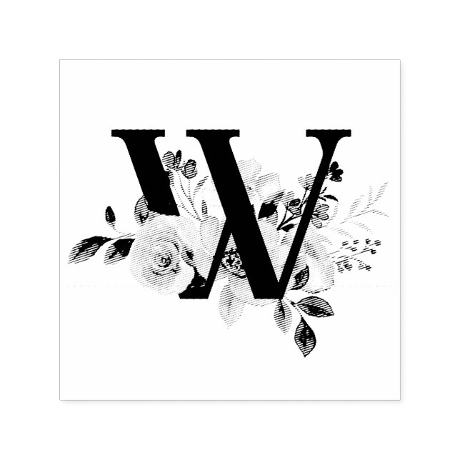 Sello Automático Letra W (Diseño)