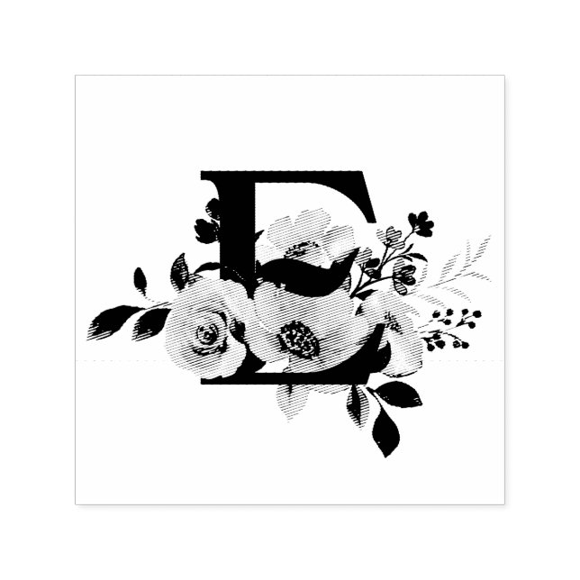 Sello Automático Letter E (Diseño)