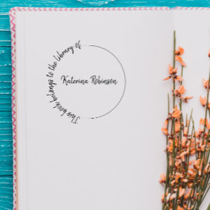 Sello Automático Librería de nombres personalizados de redondeo mod
