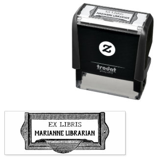 Sello Automático Libro de hardware de la biblioteca "EX LIBRIS"