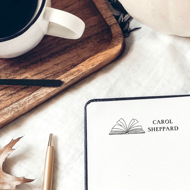 Sello Automático Libro de nombres personalizado moderno y sencillo (Subido por el creador)