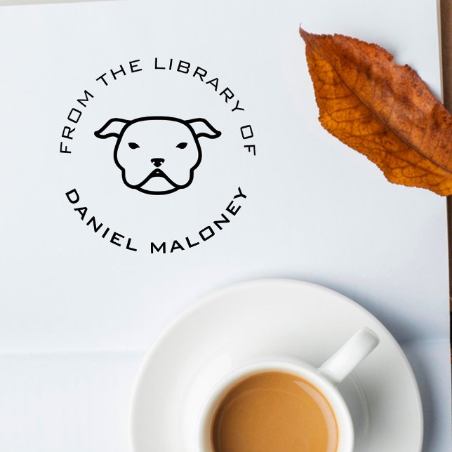 Sello Automático Libro personalizado | Pitbull (Subido por el creador)