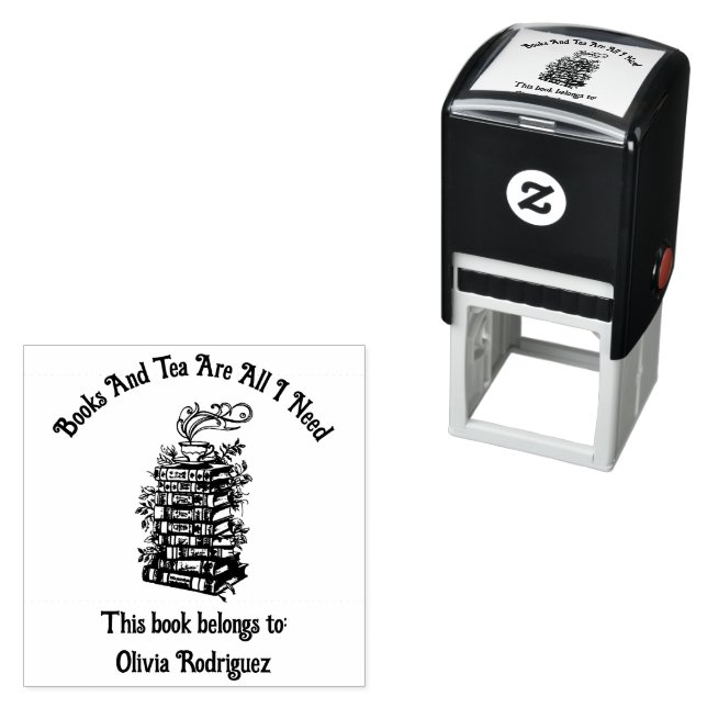 Sello Automático Libros y té (In Situ)
