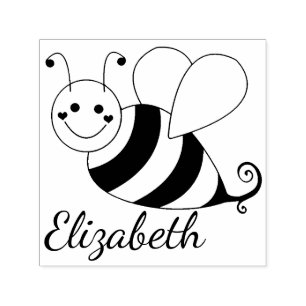 Sello Automático Lindo manosee la abeja personalizada