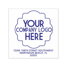 Sello Automático Línea de devolución del logotipo comercial de su e