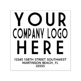 Sello Automático Línea de devolución del logotipo comercial de su e