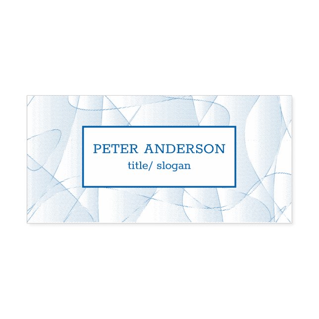 Sello Automático Líneas abstractas (Diseño)