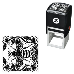 Sello Automático Linograbado Apicultor Apiarista