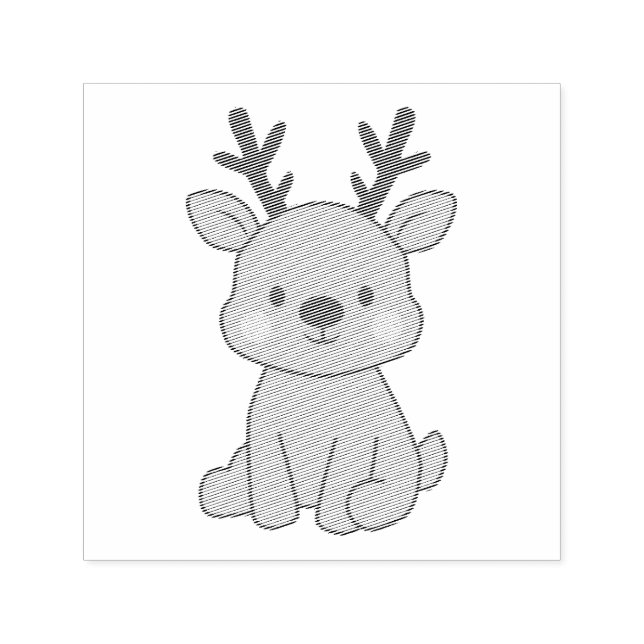 Sello Automático Little Reindeer (Diseño)