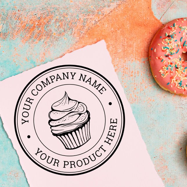 Sello Automático Logo de panadería casera redonda personalizada por (Subido por el creador)