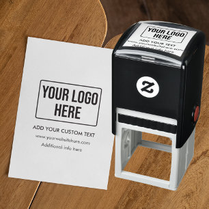 Sello Automático Logotipo comercial personalizado Promoción persona