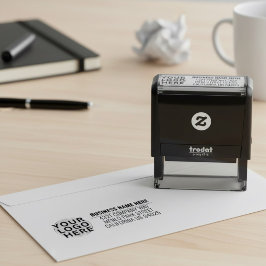 Sello Automático Logotipo de Empresa Profesional, Dirección de Devo