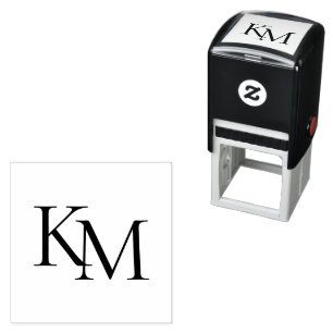 Sello Automático Logotipo de monograma de iniciales de negocio de t