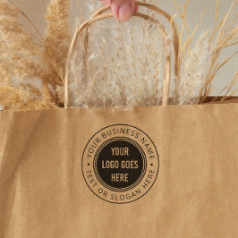 Sello Automático Logotipo de negocios redondo moderno personalizado