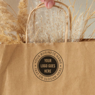 Sello Automático Logotipo de negocios redondo moderno personalizado