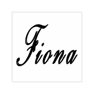 Sello Automático Logotipo de nombre de Fiona,