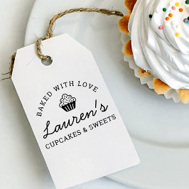 Sello Automático Logotipo de Panadería de Cupcakes Retro Horneados 