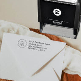 Sello Automático Logotipo de promoción de la marca de negocios Mini