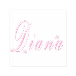 Sello Automático Logotipo del nombre de Diana,